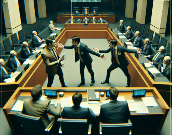 Filmul bataii din Parlament dintre Florin Roman si Dan Vilceanu a fost filmat de o camera de supraveghere