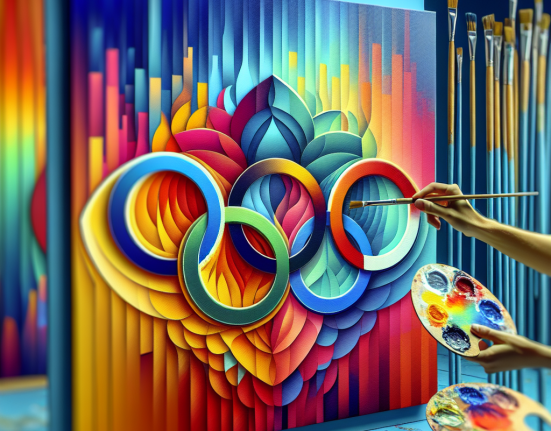 Indeparteaza inelul din simbolul olimpic