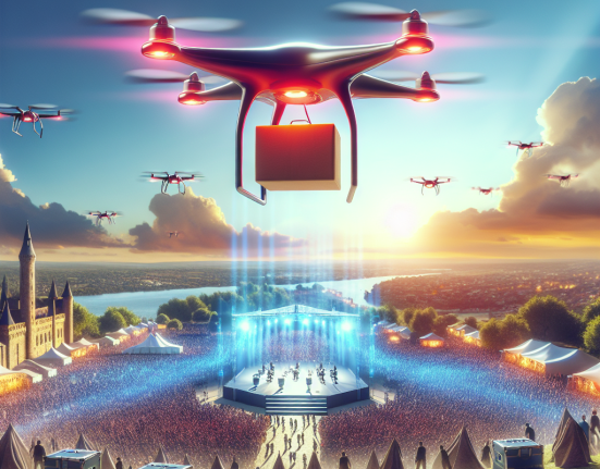 MedLife foloseste dronele pentru a transporta analize BTS la Electric Castle