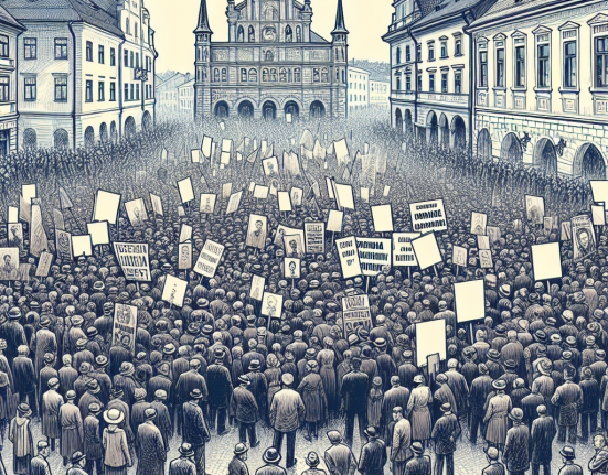 Protest AUR in Bistrita Nasaud impotriva respingerii listelor candidatilor