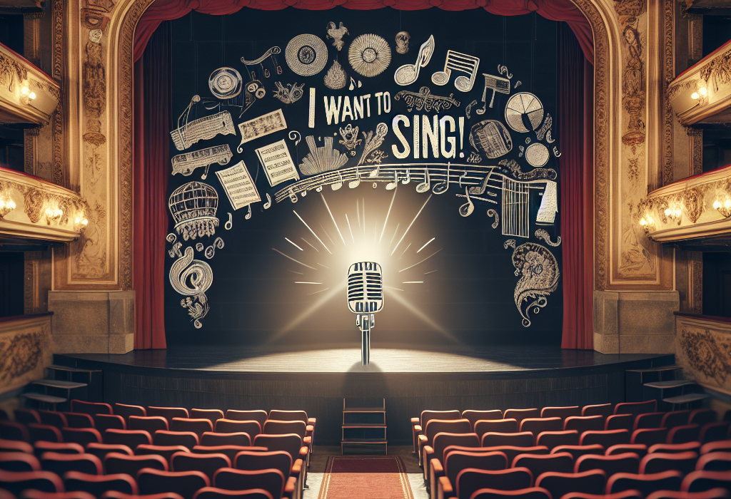 „Vreau sa cant la Teatrul Colibri Craiova