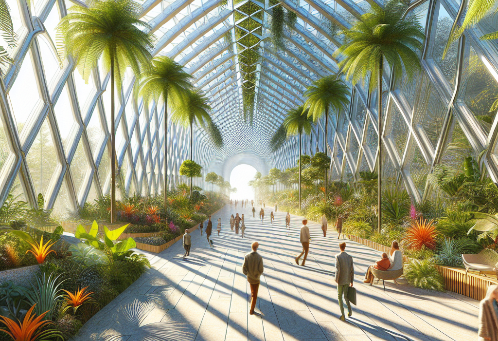 Un nou loc de promenada pentru craioveni o sera tropicala