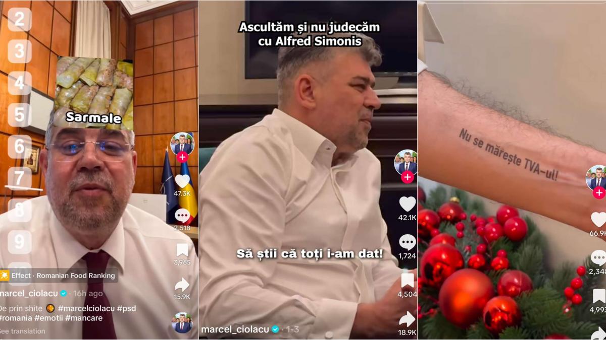 Premierul TikTok Cum a devenit Ciolacu viral pe reteaua sociala chineza si de ce par sarmale in capul sau