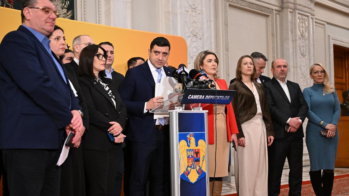 AUR SOS si POT au depus motiune impotriva Guvernului Ciolacu
