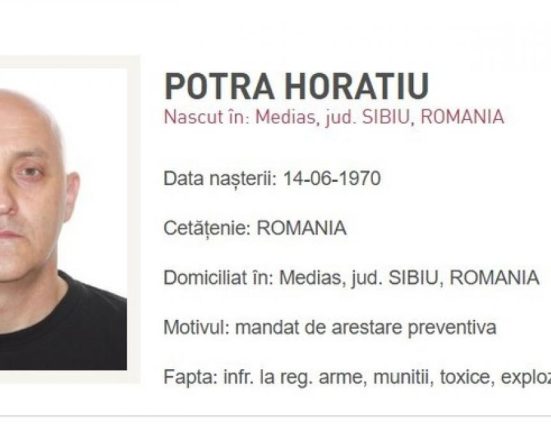 Fotografiile lui Horatiu Potra fiului si unei rude publicate au mandat de arestare