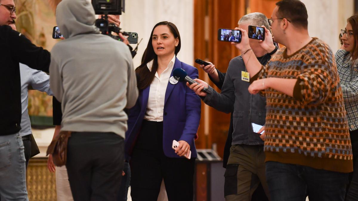 Surse Anamaria Gavrila a apelat 112 pentru evacuarea jurnalistilor din fata biroului din Parlament