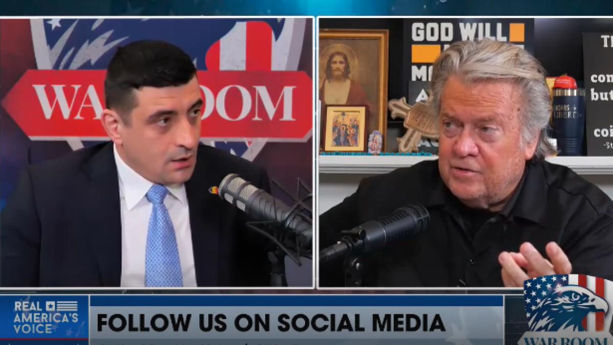 Interviu halucinant al lui George Simion cu Steve Bannon