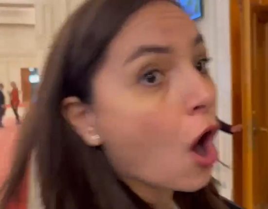 Anamaria Gavrila tipa si ameninta jurnalistii la Parlament Sunteti o specie pe cale de disparitie Abia astept sa va vad disparuti