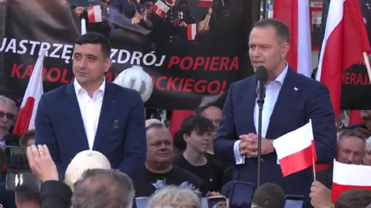 George Simion a mers in Polonia sa se lupte cu