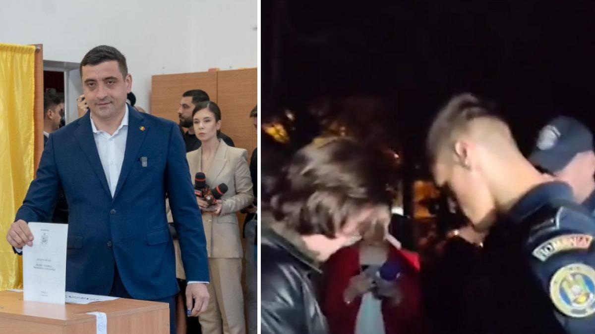 Scandal in fata sediului AUR Un tanar aproape linsat de sustinatorii lui George Simion