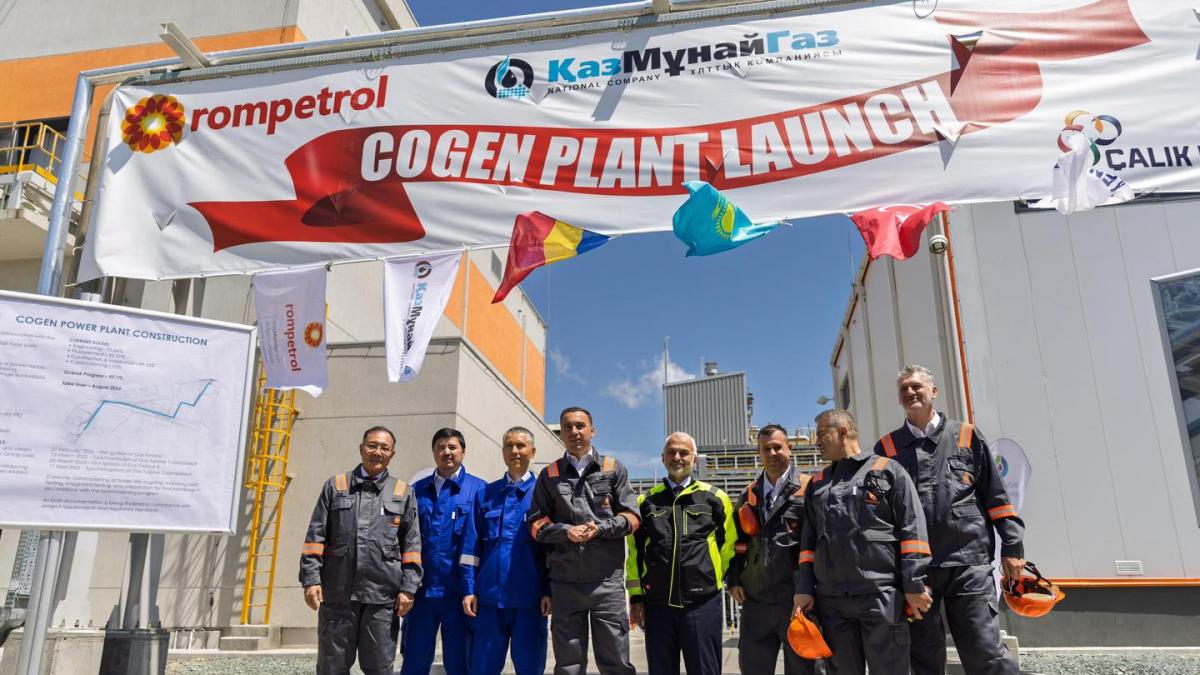 Centrala de cogenerare a rafinariei Petromidia a fost deschisa