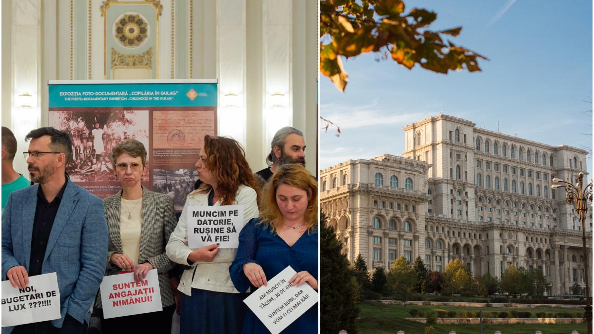 Functionarii din Parlament cer demontarea antenelor de pe cladire
