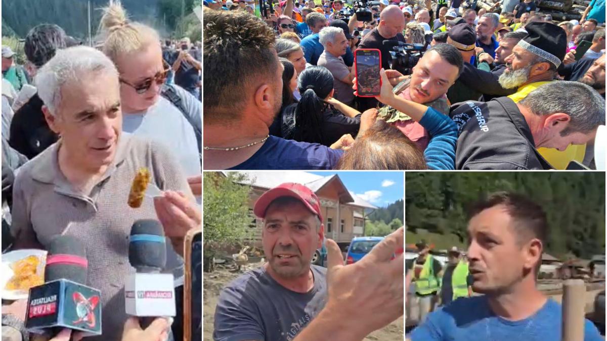 Furie la Brosteni din cauza lui Calin Georgescu