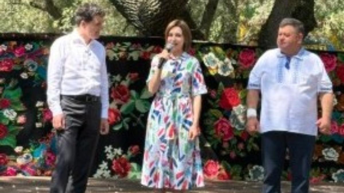 Nicusior Dan si Maia Sandu la Festivalul Zemii Calarasi