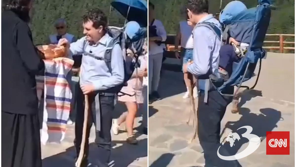 Nicusor Dan vizita la manastirea Arsenie Boca