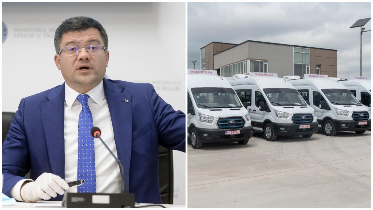 Tun financiar cu microbuze scolare CJ Iasi explica 200000 euro
