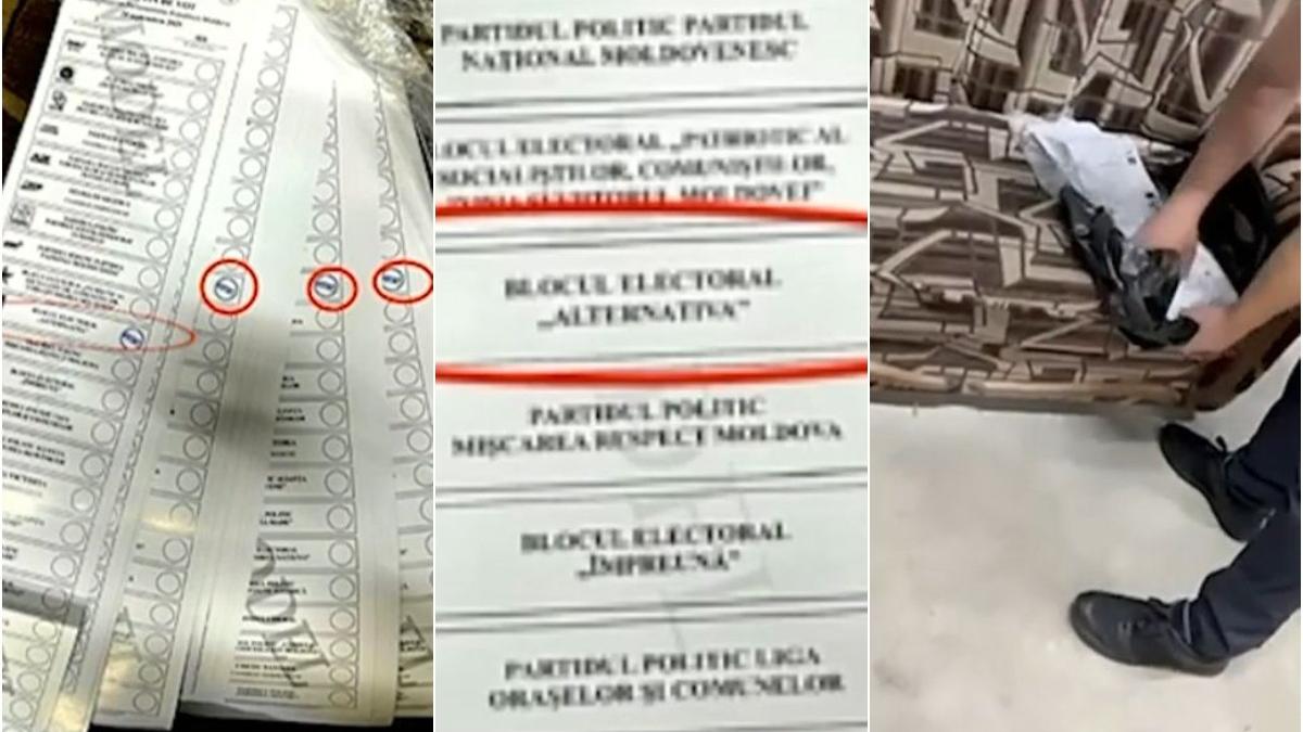 Buletine de vot pregatite pentru metoda Caruselul