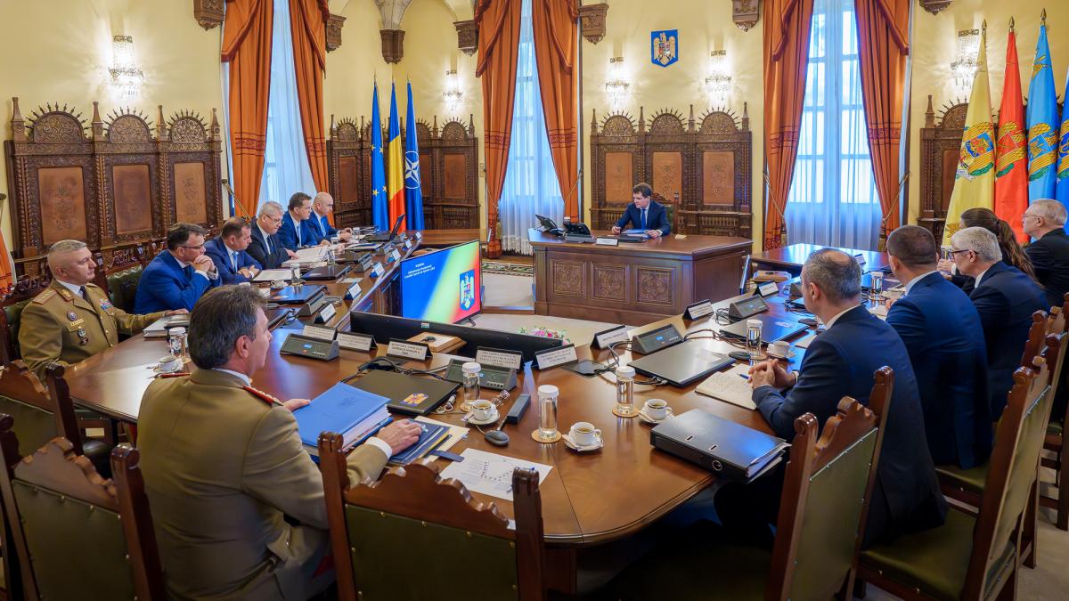 Sedinta CSAT privind doborarea dronelor suspecte