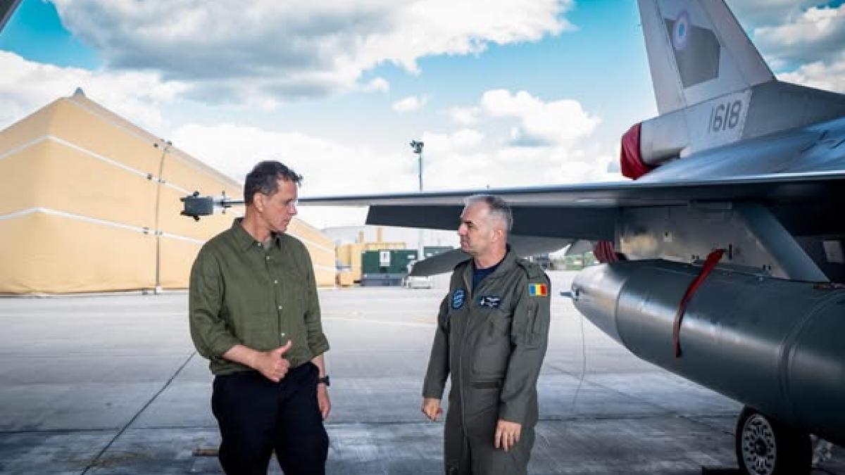 Moșteanu: O nouă escadrilă F-16 în misiune NATO 1 Mosteanu O noua escadrila F 16 in misiune NATO