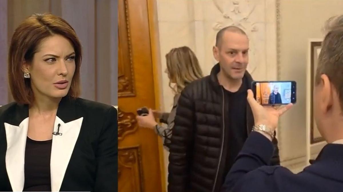 Jurnalista Antena 3 CNN impinsa de omul lui Bolojan