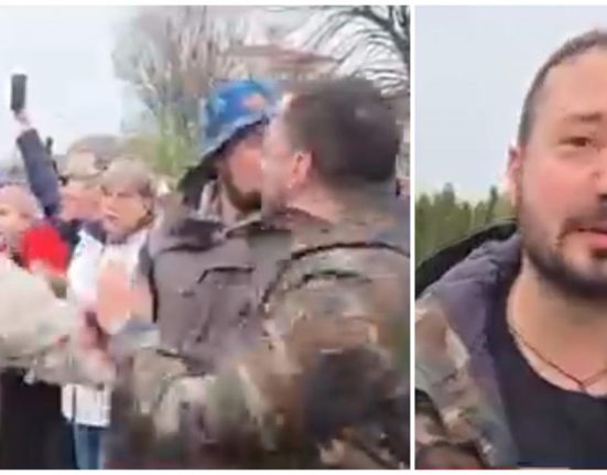 Incident la mitingul lui Calin Georgescu la Alba Iulia