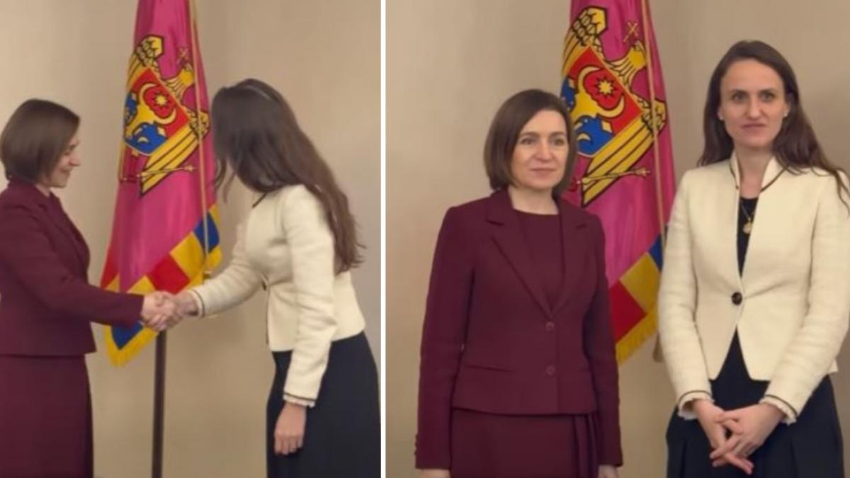 Maia Sandu și Oana Ţoiu, întâlnire la Chişinău. 1 Maia Sandu si Oana Toiu intalnire la Chisinau