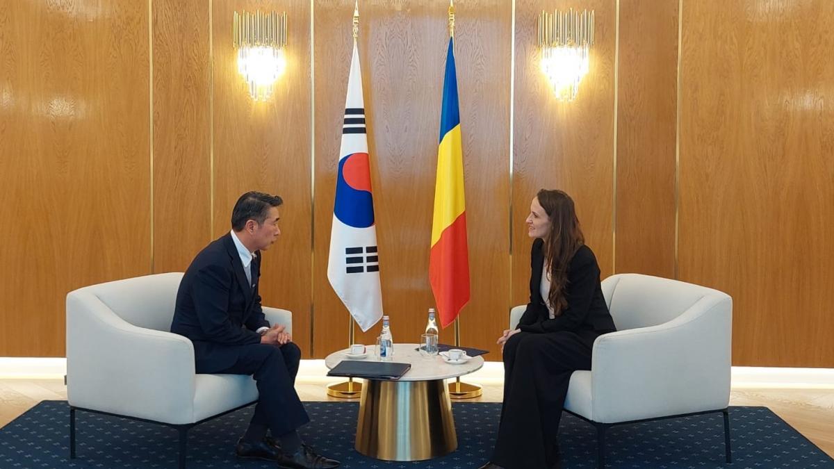 Țoiu și ambasadorul sud-coreean au discutat despre Parteneriatul Strategic 1 Toiu si ambasadorul sud coreean au discutat despre Parteneriatul Strategic