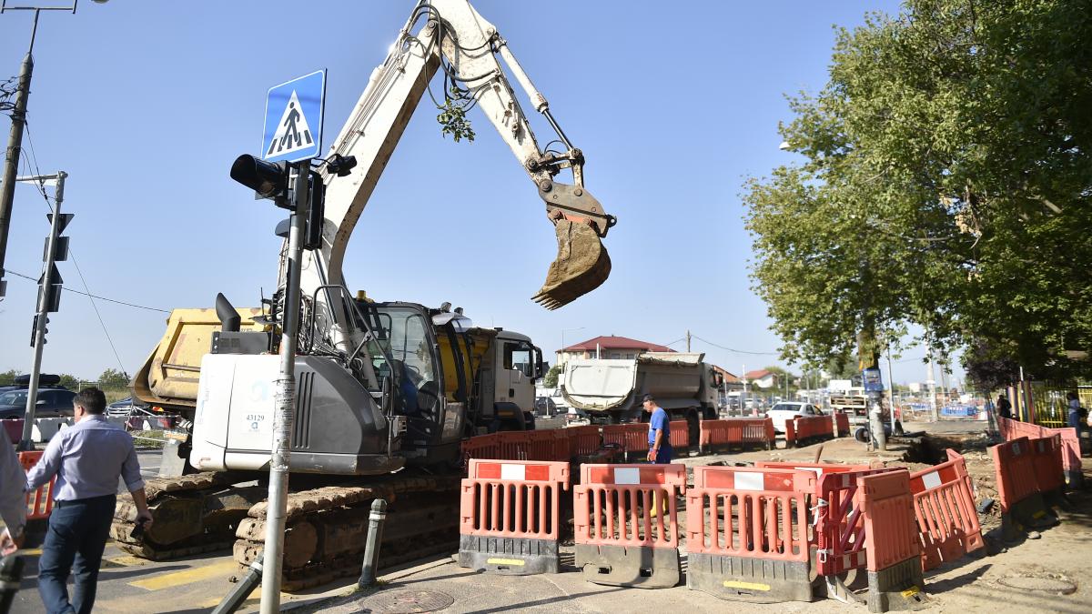 Santierul de pe Prelungirea Ghencea este oprit Constructorul a parasit lucrarile din lipsa de plata