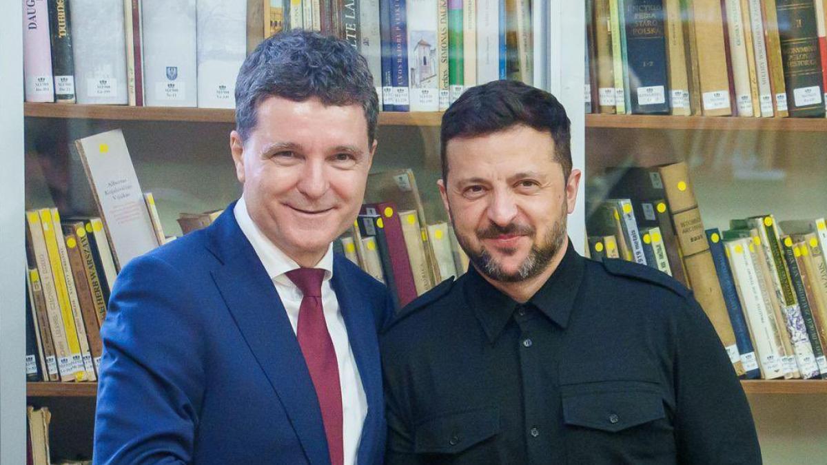 Volodimir Zelenski sosete n Romnia Nicuor Dan l va ntmpina la Palatul Cotroceni 3