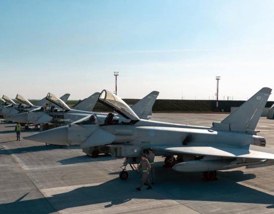 Avioane militare britanice au sosit la baza Borcea pentru misiuni de Politie Aeriana oiu