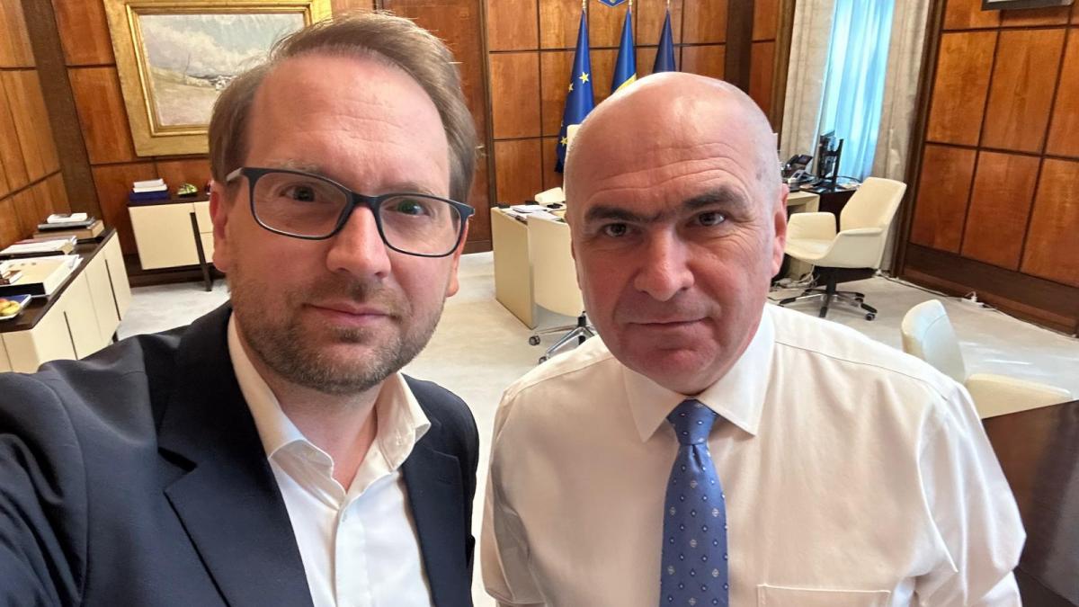Dominic Fritz a postat un selfie cu Ilie Bolojan dupa inti nalarea de la Cotroceni USR nu mai face