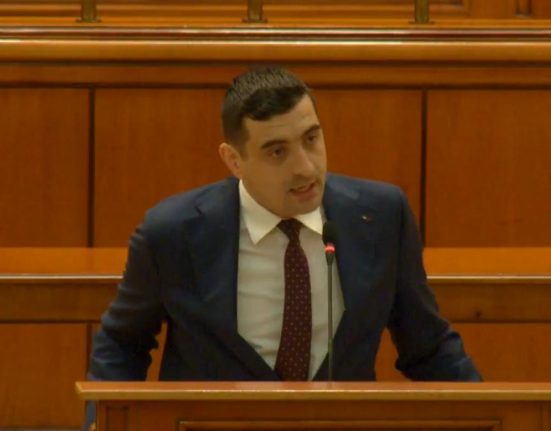 george simion a declarat in discursul sau din parlament ca aur isi asuma o guvernare viitoare