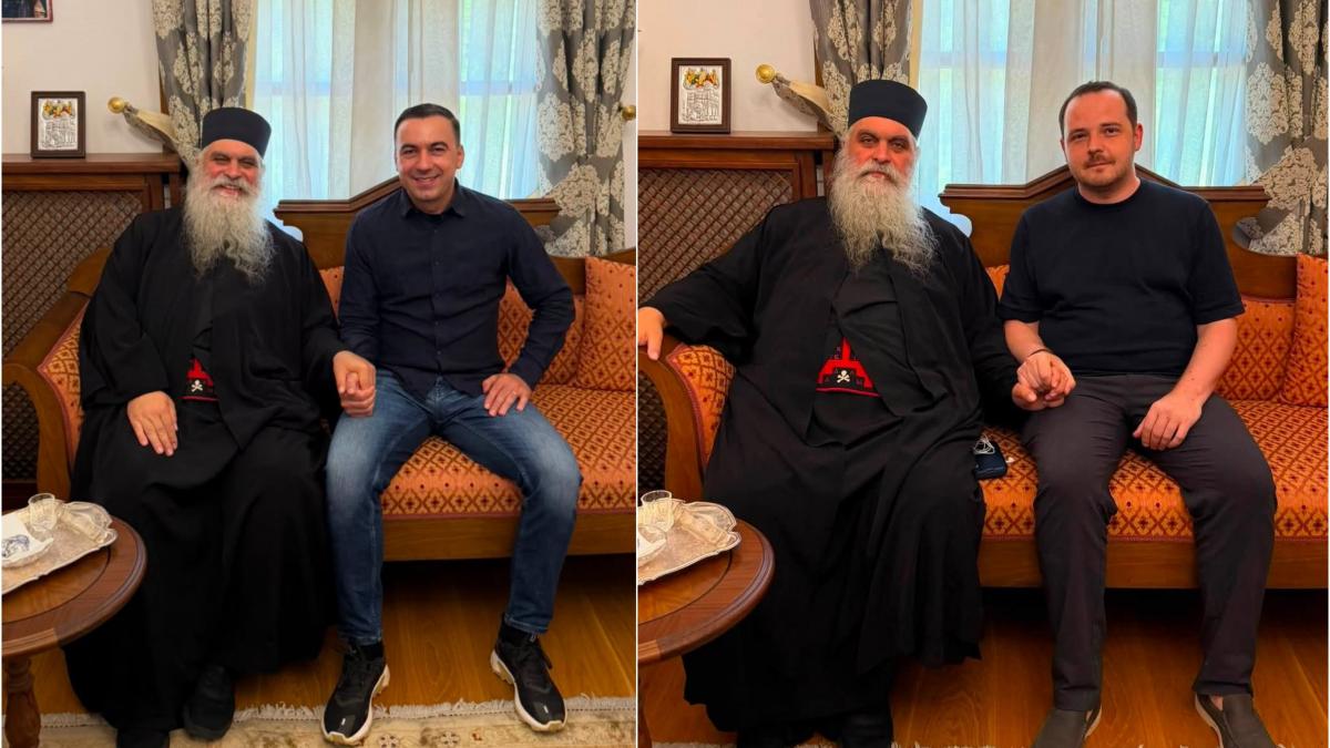 Bogdan Ivan si Alexandru Rogobete au calatorit impreuna la Muntele Athos Functiile trec dar binele