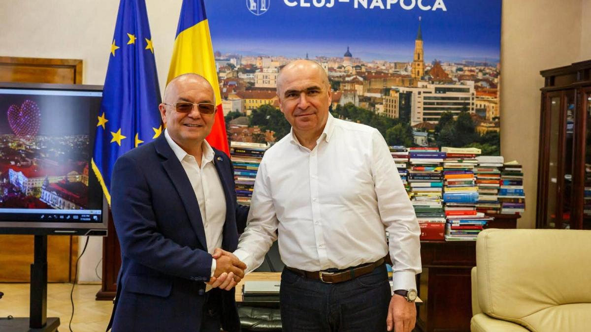 Emil Boc si Ilie Bolojan au discutat la Cluj Napoca despre investitii de 100 de milioane de euro prin PNRR